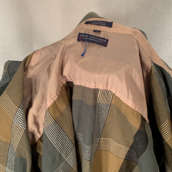 Vintage Van Heusen Plaid Winter Weight Size Large - Picture 6 of 7